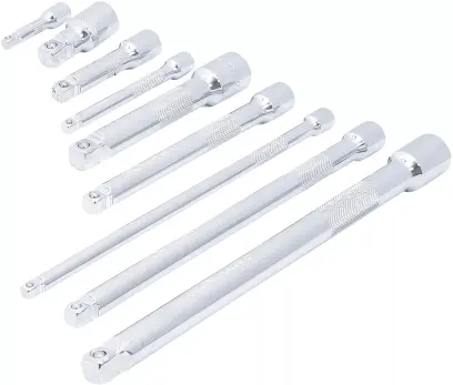 Prodloužení Kraftmann 1/4", 3/8" a 1/2",  délky 50 ÷ 250 mm BGS106113 Sada 9 dílů (BGS106113)