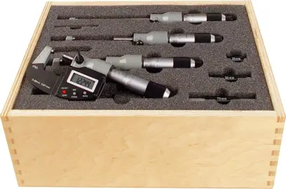 Mikrometr IP65 digitální 0-100mm, v pouzdru FORMAT