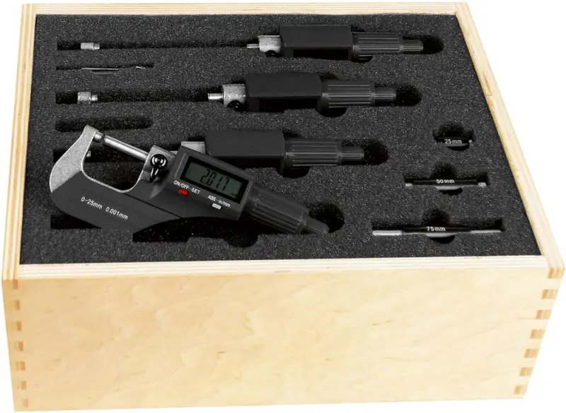 Sada mikrometry 0-100mm F ORTIS