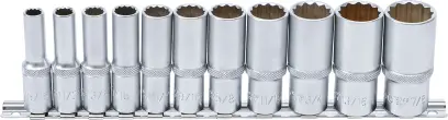 Nástrčné hlavice 3/8" BGS 6859 dvanásťhranné, predĺžené 11 dielov (BGS106859)