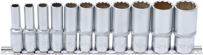 Nástrčné hlavice 3/8" BGS 6859 dvanásťhranné, predĺžené 11 dielov (BGS106859)