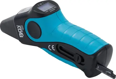 BGS 6647 Digitálny merač tlaku a hĺbky vzorky pneumatík (BGS106647)