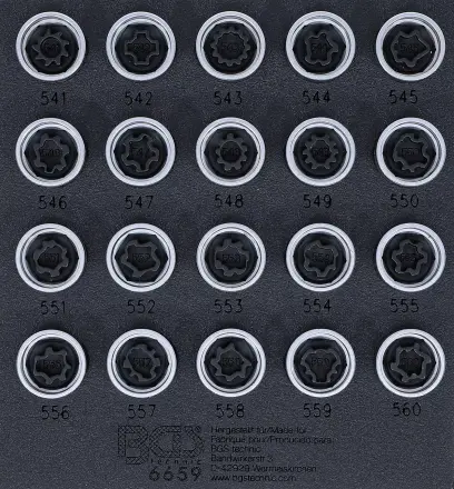 Náraďový modul 1/6 - BGS106659 Zástrčné hlavice pro bezpečnostní šrouby pro VAG Sada 20 dílů (BGS106659)