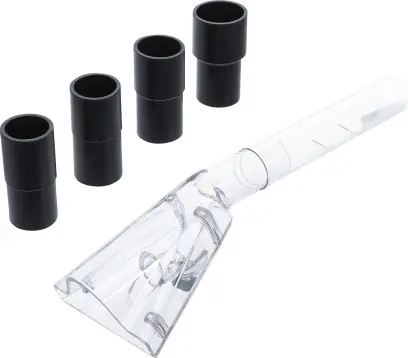 Sací nadstavec pre pneumatickú čistiacu pištoľ veľký so 4 adaptérmi pre BGS 70150
