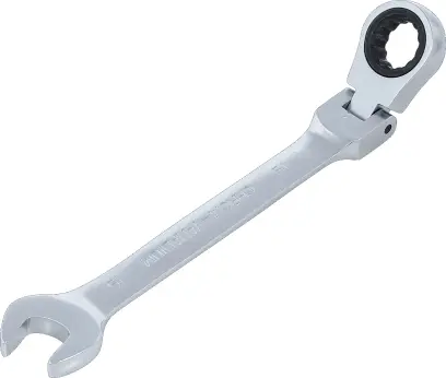 Očkoplochý klíč 17 mm s ráčnou BGS106717, kloubový (BGS106717)