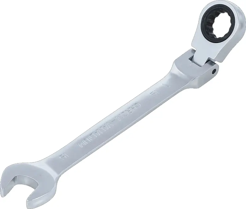 Očkoplochý klíč 17 mm s ráčnou BGS106717, kloubový (BGS106717)