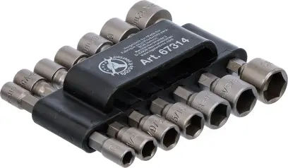 BGS 67314 Nástrčné hlavice Kraftmann 1/4" Metrická a palcová sada 14 dielov (BGS1067314)