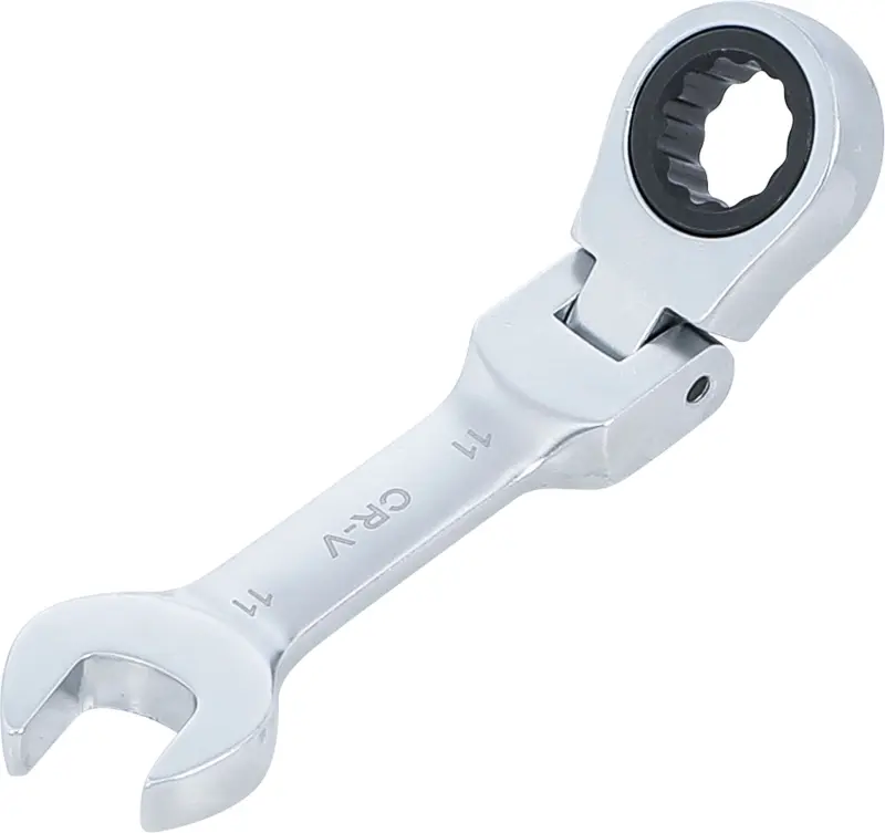 BGS 6911 Krátky očkoplochý kľúč 11 mm s račňou, kĺbový (BGS106911)