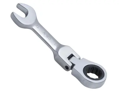 Očkoplochý kľúč 12 mm s račňou BGS106912, kĺbový, krátky (BGS106912)