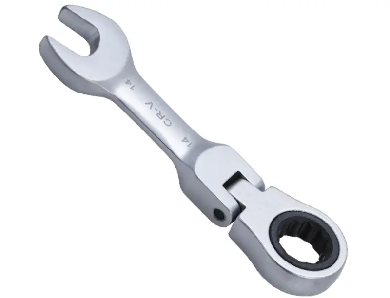 Očkoplochý kľúč 14 mm s račňou BGS106914, kĺbový, krátky (BGS106914)
