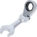 BGS 6917 Krátky očkoplochý kľúč 17 mm s račňou, kĺbový (BGS106917)