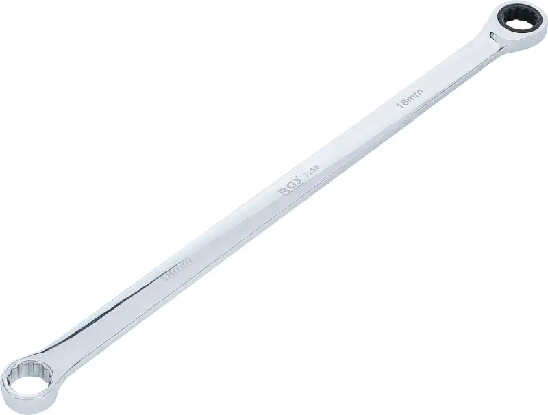 Račňových očkových kľúčov a očkových kľúčov extra dlhé 18 mm
