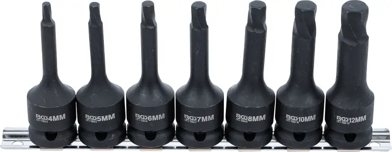 BGS 7004 Sada na povolenie poškodených skrutiek 12,5 mm (1/2") pre defektný vnútorný šesťhran 4 - 12 mm (7 dielna) BGS 7004 (BGS107004)