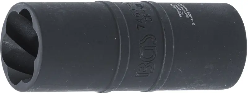 hlavica nástrčná 1/2" 21 mm pre poškodené skrutky, BGS 7467-21 (BGS107467-21)