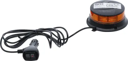 Otočný maják pr. 130 mm s magnetem BGS1070342 - žlutý (BGS1070342)