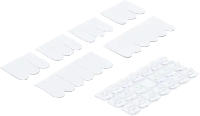 Sada dekoračních úchytek | transparentní | 20dílná (BGS1080899)