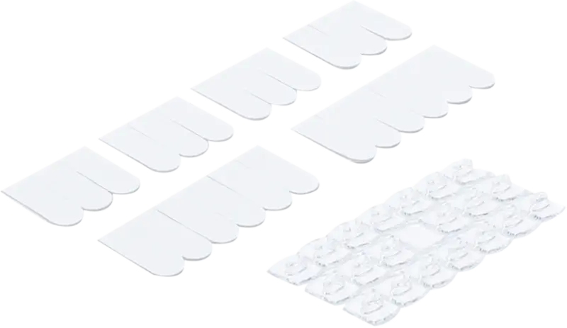 Sada dekoračních úchytek | transparentní | 20dílná (BGS1080899)