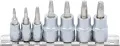 BGS 7098 Zástrčné hlavice 1/4" a 3/8" pre poškodené skrutky T10 ÷ T40 (Sada 7 dielov) (BGS107098)