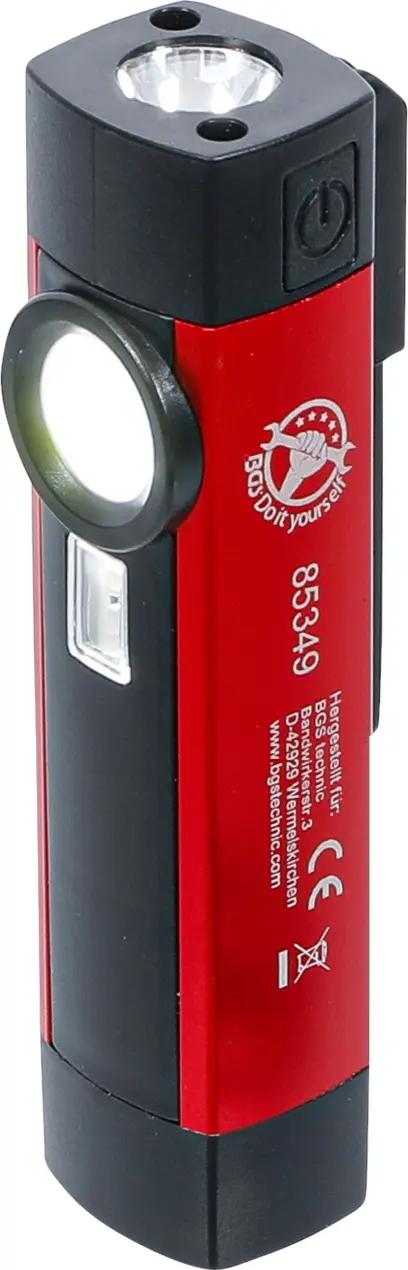 BGS 85349 Hliníkové vreckové COB-LED / UV svietidlo (1 W) (BGS1085349)