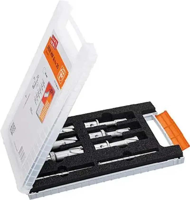 Jadrové vrtáky priemer 12 ÷ 22 mm Fein QuickIN Sada 8 dielov (hl. Vrt. 35 mm, tvrdokov) (EDE10541848)