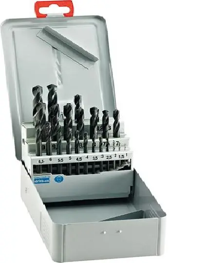 Sada krátkých vrtáků DIN1 897 HSS typ N 1-10,5 mm F ORMAT
