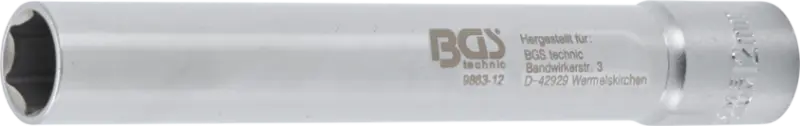 Nástrčná hlavice šestihranná, extra prodloužené | (BGS109863-12)