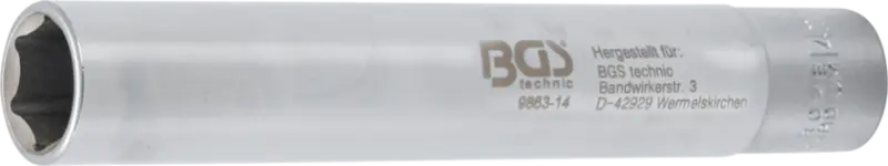 Nástrčná hlavice šestihranná, extra prodloužené | (BGS109863-14)