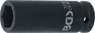 Nástrčná hlavice 1/2" 18 mm BGS107218, prodloužená, tvrzená, Pro Torque (BGS107218)