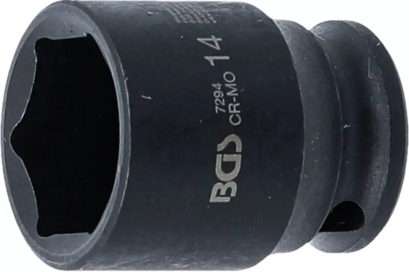Nástrčná hlavice 1/4" šestihran 14 mm BGS107294, rázová (BGS107294)