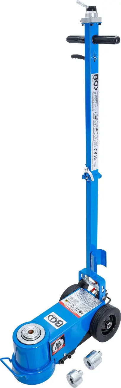 BGS 74288 Hydraulický-pneumatický zdvihák pojazdný 40 / 80 t (BGS1074288)
