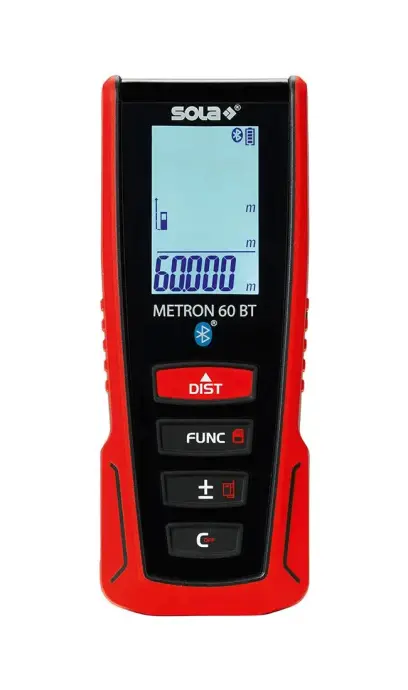 Laserový diaľkomer METRON 60 BT SOLA vrátane príslušenstva (EDE43870060)