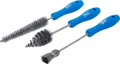 Ruční kartáče BGS1074575 na čištění dieselových vstřikovačů (Sada 3 ks) (BGS1074575)