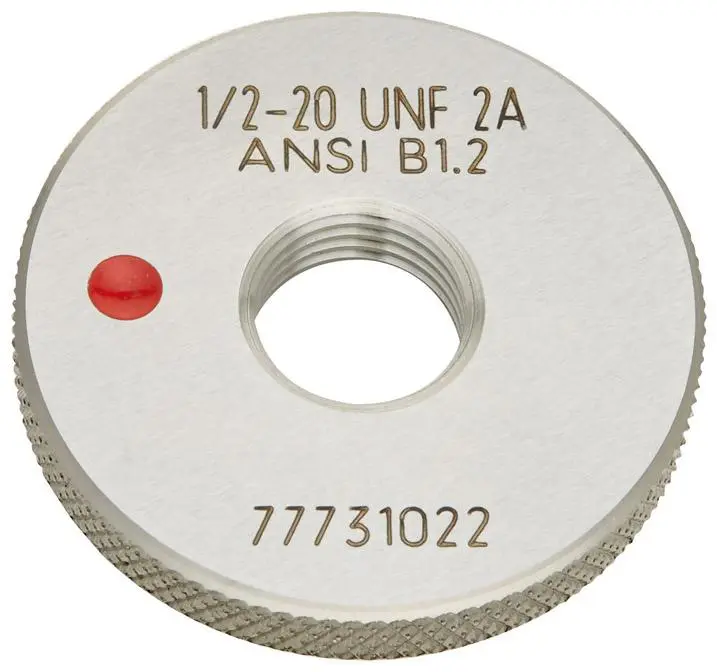 Závitový kalibr kroužek ( zmetkový díl) UNF 7/16"-2