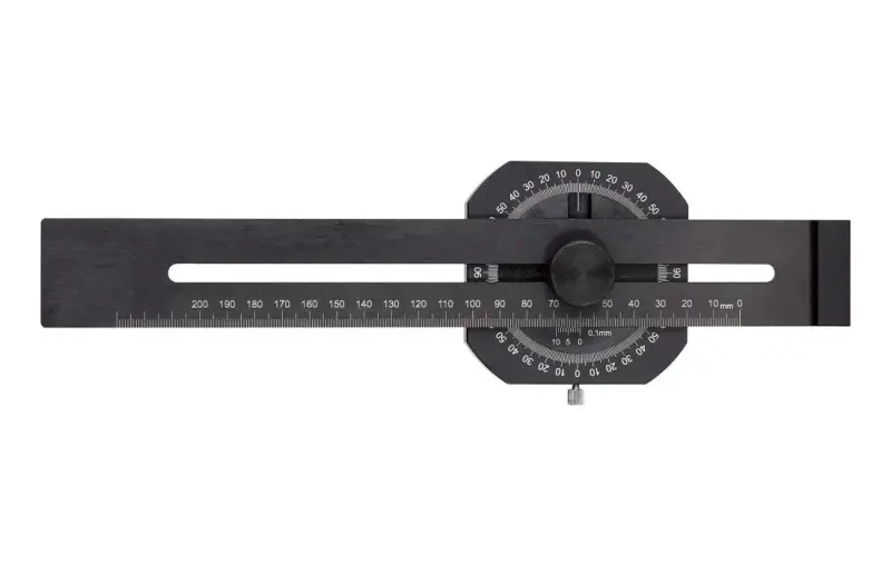 Presny piskor a uhlomer 200 mm Fortis (EDE44450200)