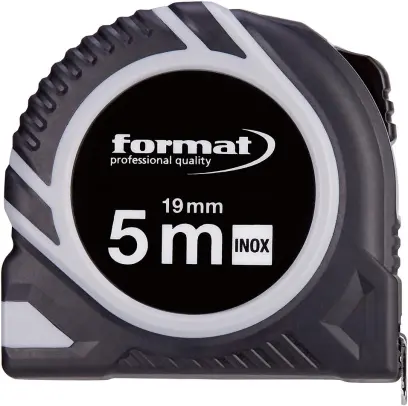 Kapesní svinovací metr 5m x19mm INOX FORMAT