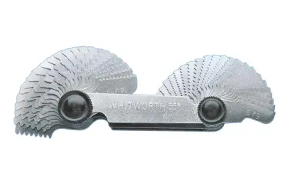 Závitová šablóna 0,25 ÷ 6,0 mm/4 ÷ 62 TPI Format 7444670052 (52 listov) (EDE44670052)