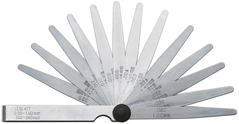 Přesná spárová měrka 8 li stů 0,05-0,50mm FORMAT