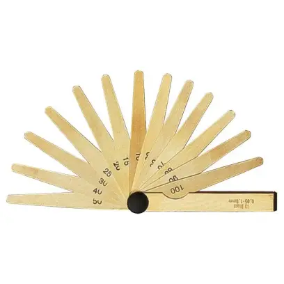 Škárové mierky 0,05 ÷ 1,0 mm Format 7444850020 (20 listov) (EDE44850020)