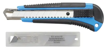 Odlamovací nůž 18 mm BGS107955, těžké provedení (BGS107955)