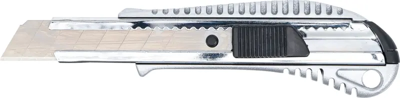 Nůž s odlamovací čepelí 0,50/18 mm BGS 107958 a ocel. vodítkem (BGS107958)