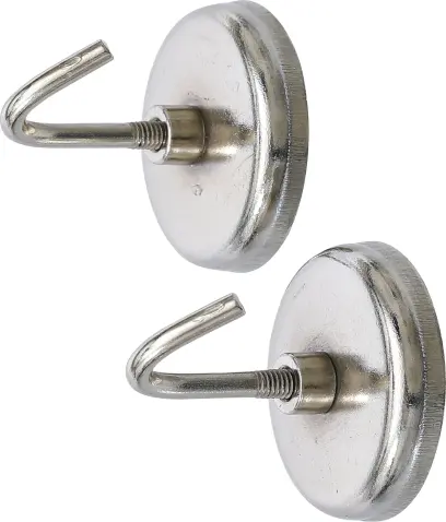 BGS 79913 Kraftmann - Háčik magnetický guľatý pr. 34 mm 2 diely (BGS1079913)