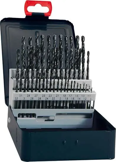 Sada spirálových vrtáků D IN338 HSS tvářený typ N 1 ,0 - 5,9 mm 50 ks FORTIS