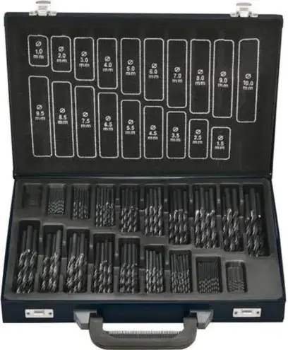 Sada špirálových vrtákov  DIN338 HSS tvárený typ RN 170 ks. 1-10,5mm FORTIS (EDE10711611)