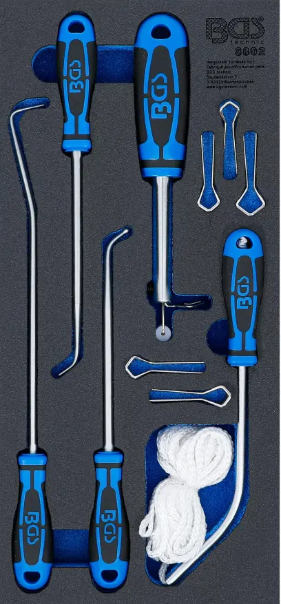 Nářaďový modul 1/3 - BGS108002 Nástroje na čelní autoskla (Sada 5 dílů) (BGS108002)