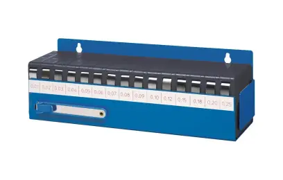 Spárové mierky 0,01 ÷ 0,25 mm INOX FORMAT v páse. Dielenský box 15 ks (EDE44970100)