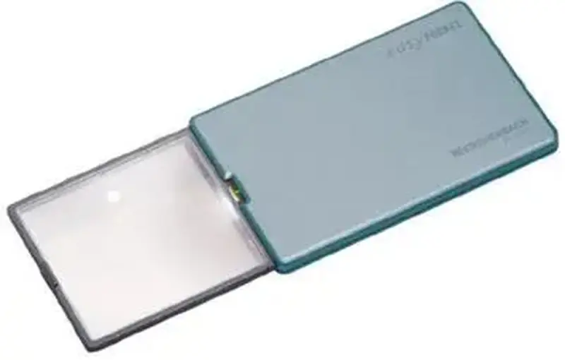 Ručná lupa so svietidlom Eschenbach easyPOCKET - modrá metalíza (4x) (EDE45071040)
