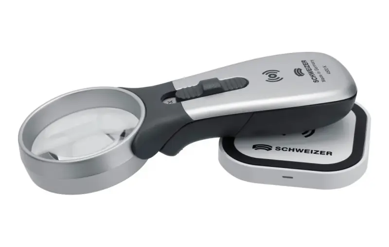 Ručná lupa s osvetlením Schweizer Tech-Line INDUKTION (4x) (EDE45240004)