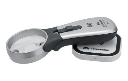 Ručná lupa s osvetlením Schweizer Tech-Line INDUKTION (8x) (EDE45240008)