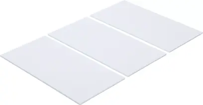Plstěné kluzáky Kraftmann 100 x 200 mm, bílé BGS1080711 Sada 3 ks (BGS1080711)