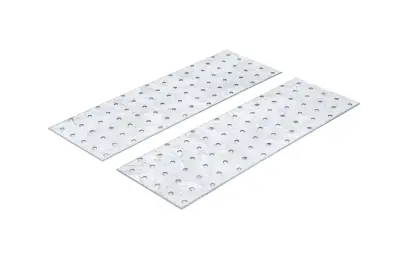 Oceľové spojovacie plechy 300 x 100 x 2 mm BGS1080788 (Sada 2 diely) (BGS1080788)